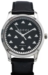 Gucci G-Timeless YA126286 Stainless steel Black