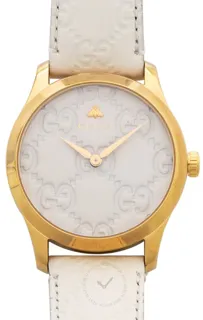 Gucci G-Timeless YA1264033A Stainless steel White