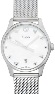 Gucci G-Timeless YA1264040 Stainless steel White