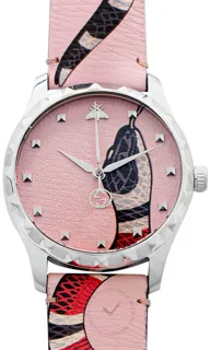 Gucci G-Timeless YA1264083 Stainless steel Pink