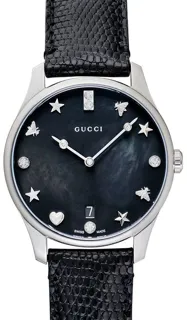 Gucci G-Timeless YA1264086 Stainless steel Black