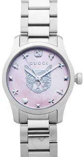 Gucci G-Timeless YA1265013 Stainless steel White