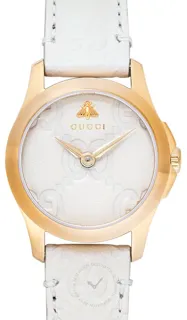 Gucci G-Timeless YA126580 Stainless steel White