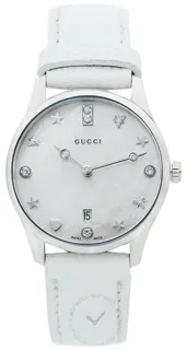 Gucci G-Timeless YA126597 Stainless steel White