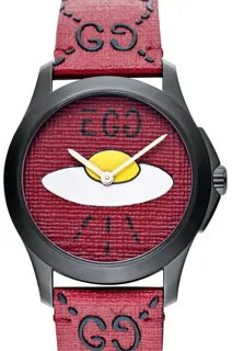 Gucci G-Timeless YA1264023 Stainless steel Red