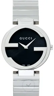 Gucci Interlocking YA133307 Stainless steel Black