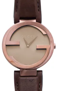 Gucci Interlocking YA133309 Stainless steel Brown