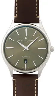 Hamilton Jazzmaster Thinline H38525561 Stainless steel Green