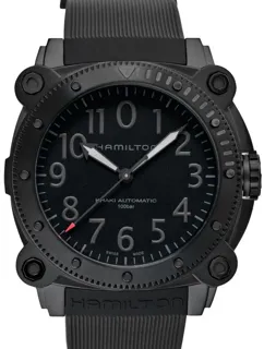 Hamilton Khaki Navy H78505332 Titanium and Black PVD Black