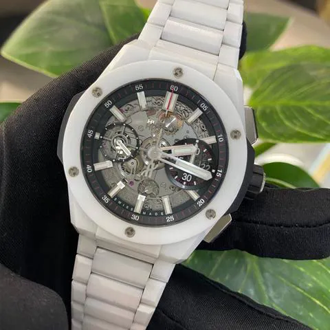 Hublot Big Bang 451.HX.1123.HX 42mm White ceramic Skeleton