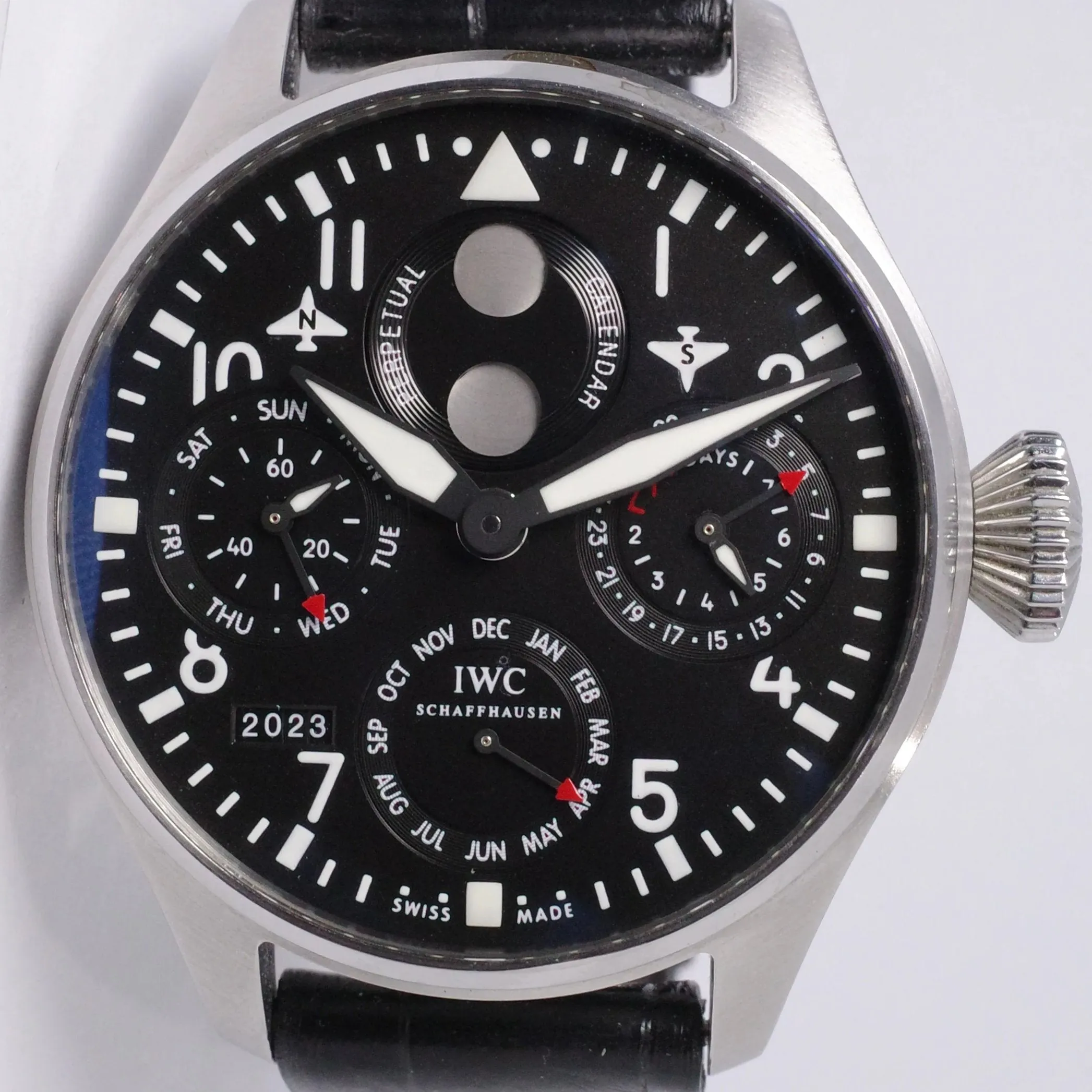 IWC Big Pilot 502607 46.5mm Stainless steel Black