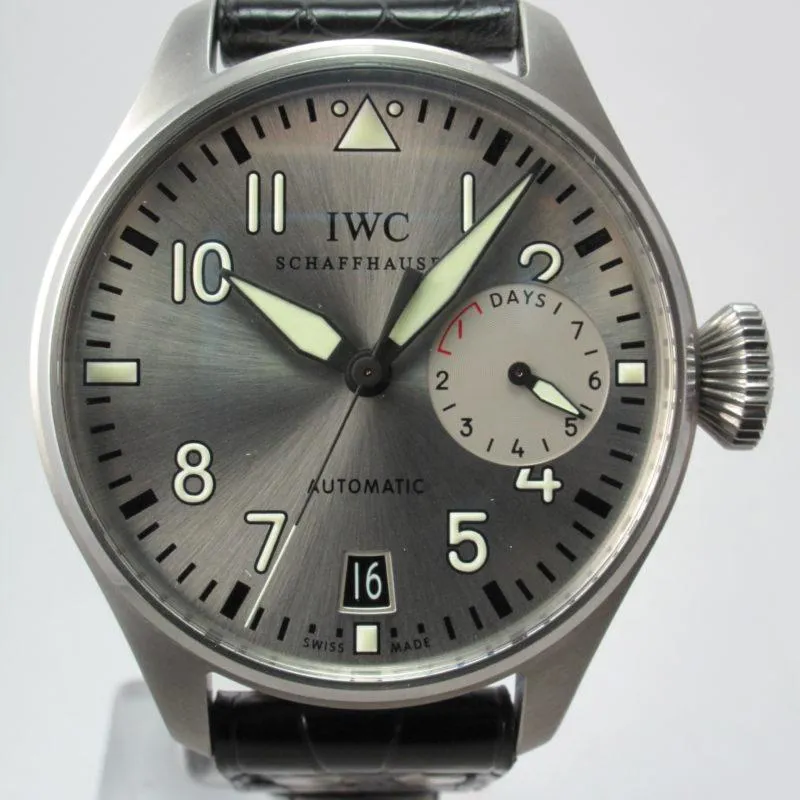 IWC Big Pilot 47mm Stainless steel Gray