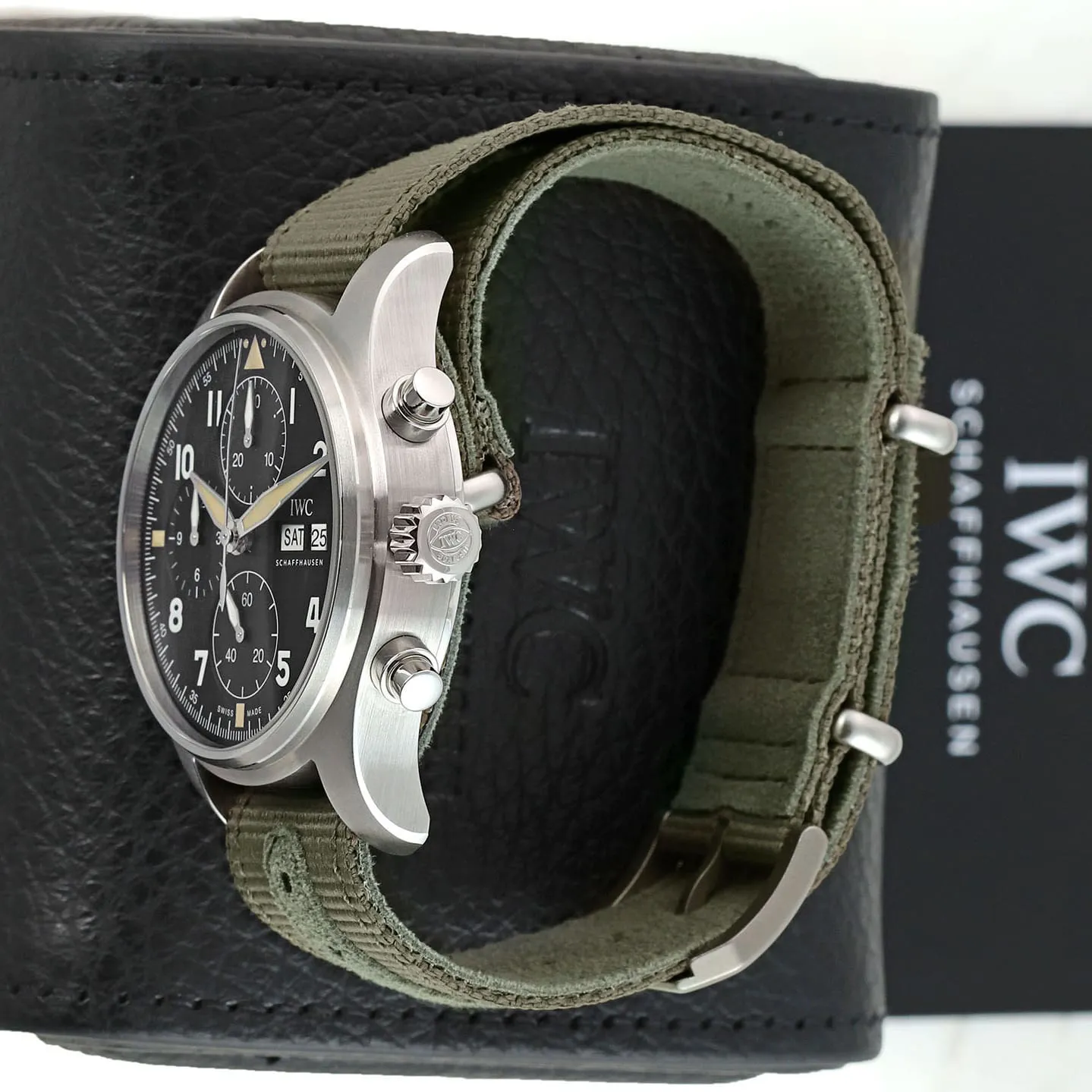 IWC Pilot IW387901 41.1mm Stainless steel Black 1