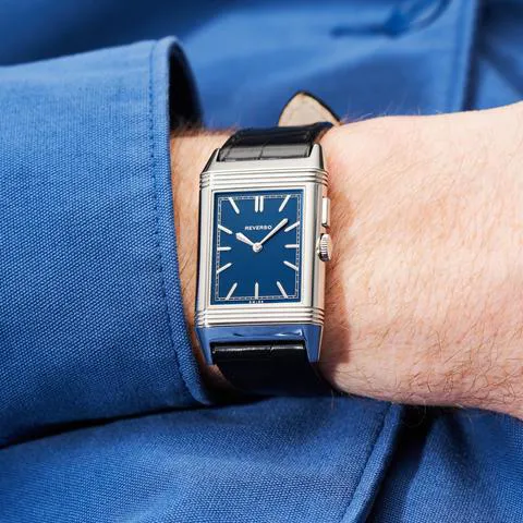 Jaeger-LeCoultre Grande Reverso Q378858J 27mm Stainless steel Blue 1