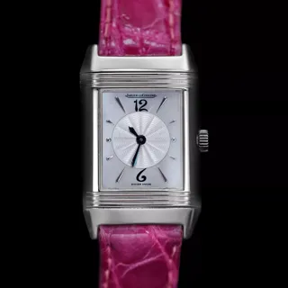 Jaeger-LeCoultre Reverso Duetto 266.3.44 White gold Silver