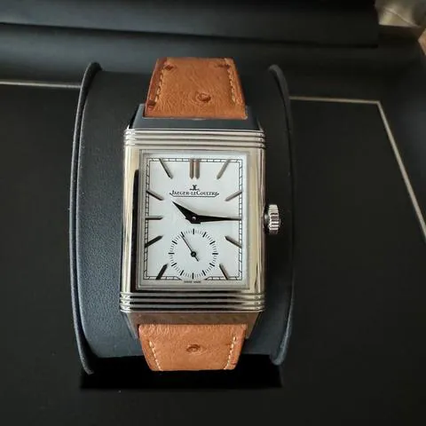 Jaeger-LeCoultre Reverso Tribute Q713842J 45.5mm Stainless steel Silver 9