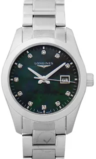 Longines Conquest Classic L2.286.4.88.6 Stainless steel Black