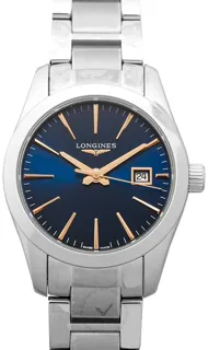 Longines Conquest Classic L2.286.4.92.6 Stainless steel Blue