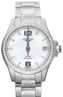 Longines Conquest L3.316.0.87.6 Stainless steel White