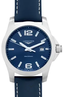 Longines Conquest L3.759.4.96.0 Stainless steel Blue