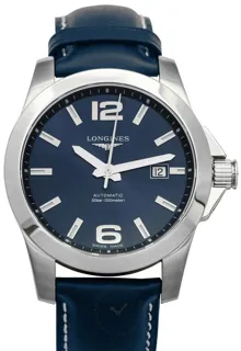 Longines Conquest L3.777.4.99.0 Stainless steel Blue