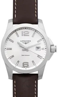 Longines Conquest L37594765 Stainless steel Silver