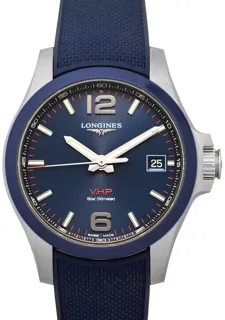 Longines Conquest V.H.P. L37194969 Ceramic Blue