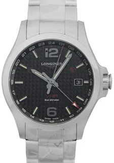 Longines Conquest V.H.P. L37284666 Stainless steel Black