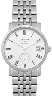 Longines Elegant L4.312.4.11.6 Stainless steel White