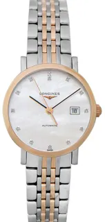 Longines Elegant L43105877 Stainless steel White