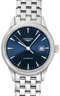 Longines Flagship L4.374.4.92.6 Stainless steel Blue