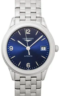 Longines Flagship L4.774.4.96.6 Stainless steel Blue