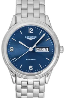 Longines Flagship L48994966 Stainless steel Blue