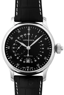 Longines Heritage L2.797.4.53.0 Stainless steel Black