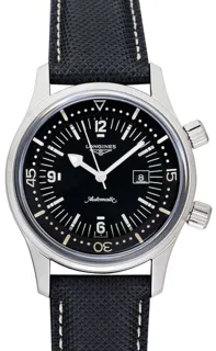 Longines Heritage L3.374.4.50.0 Stainless steel Black