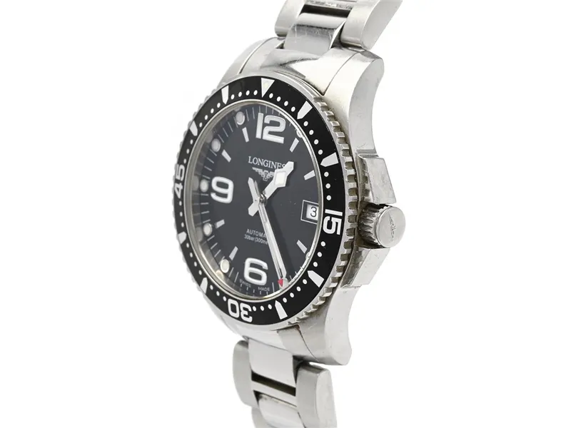 Longines HydroConquest L3.641.4.56.6 39mm Stainless steel Black 1