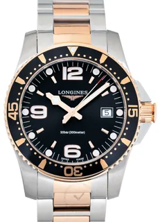 Longines HydroConquest L3.740.3.58.7 Stainless steel Black