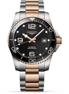 Longines HydroConquest L3.781.3.58.7 Stainless steel Black