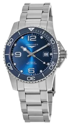 Longines HydroConquest L3.781.4.96.6 41mm Stainless steel Blue