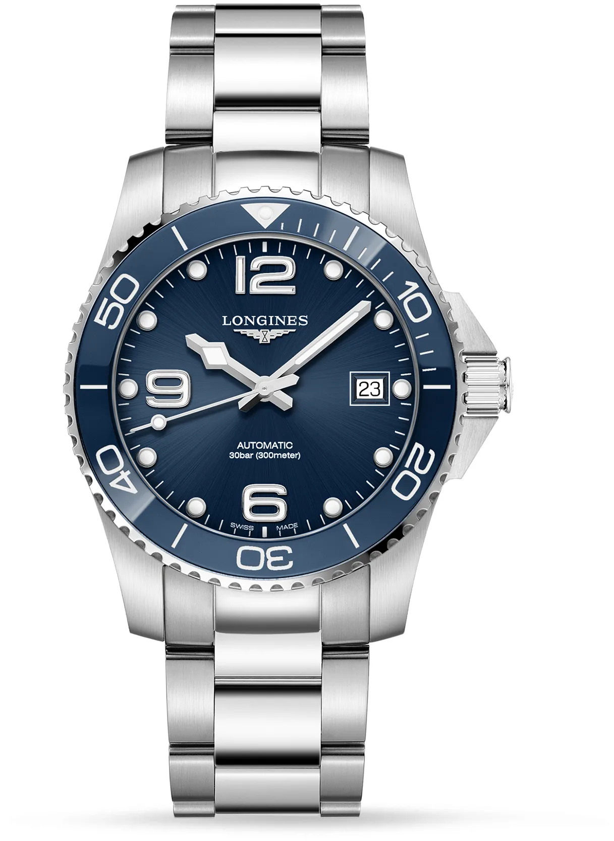 Longines HydroConquest L37804966 39mm Stainless steel Blue