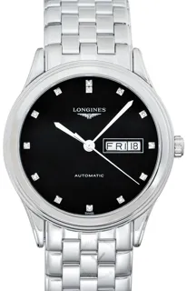 Longines La Grande Classique L4.899.4.57.6 Stainless steel Black