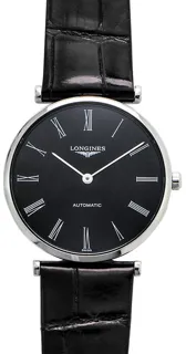 Longines La Grande Classique L4.908.4.51.2 Stainless steel Black