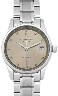 Longines L2.357.4.07.6 Stainless steel Beige