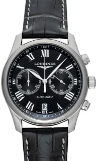 Longines Master Collection L2.629.4.51.7 Stainless steel Black