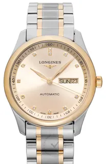 Longines Master Collection L2.755.5.37.7 Yellow gold and Stainless steel Champagne