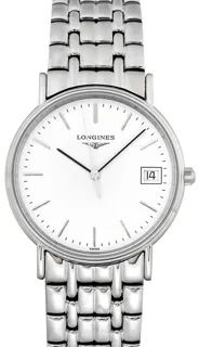 Longines Présence L48194126 Stainless steel White