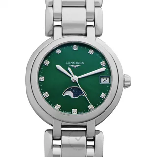 Longines PrimaLuna L8.115.4.67.6 Stainless steel Green