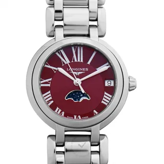 Longines PrimaLuna L8.115.4.92.6 30.5mm Stainless steel Burgundy