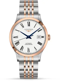 Longines Record L28215117 Stainless steel White