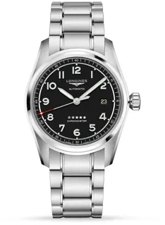 Longines Spirit L3.810.4.53.6 Stainless steel Black